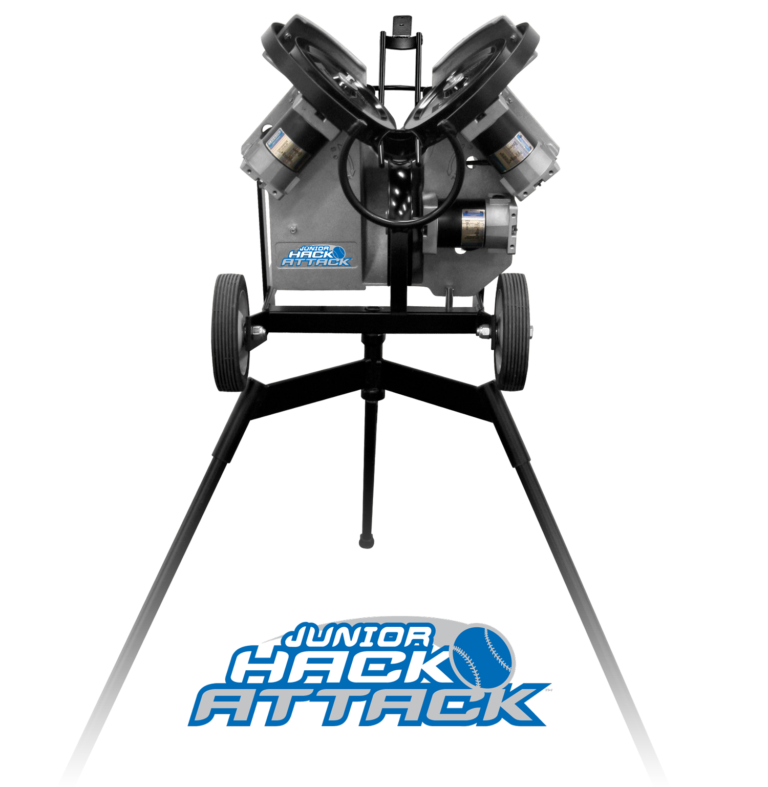 Junior Hack Attack Pitching Machine Sports Facility Turf & Nets